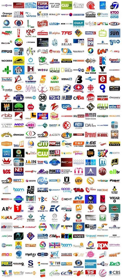 tv channels logos and names